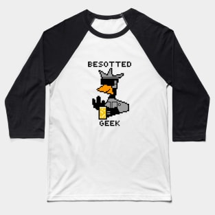 Robot Officer Black Baseball T-Shirt